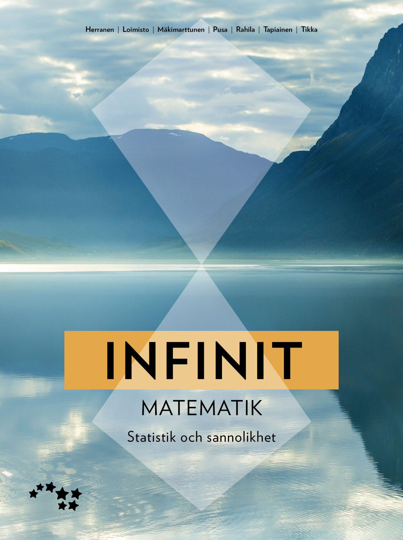 Kirjan kansikuva: Infinit matematik Statistik och sannolikhet